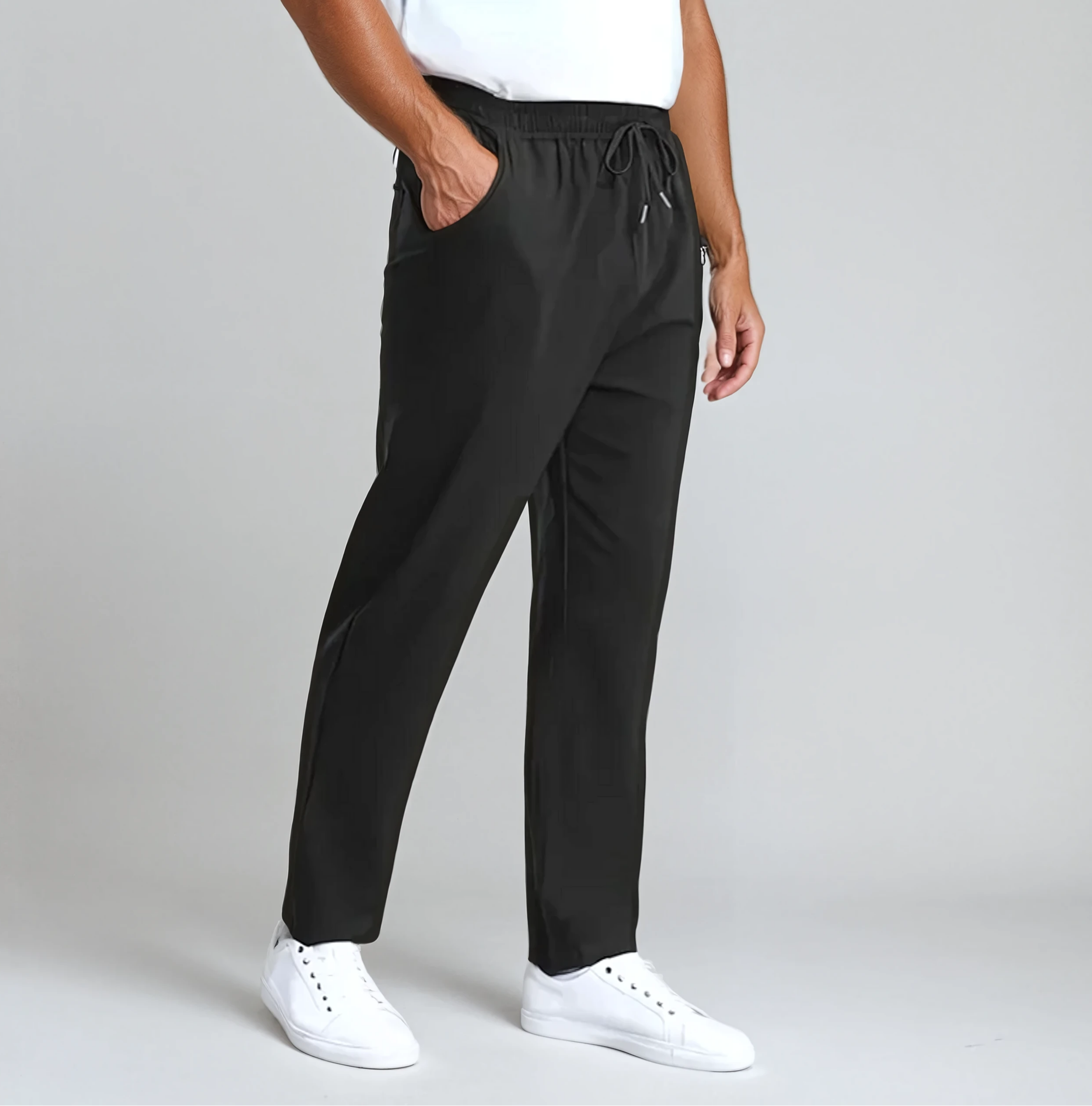 Pantalon en lin Sea Side - Noir